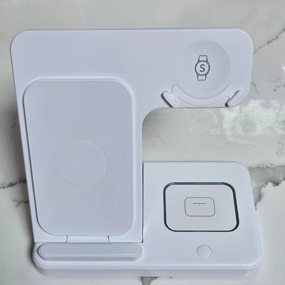 3-in-1 Wireless Charger Stand for Samsung Galaxy Phones, Galaxy Watch, Buds - Picture 4 of 4